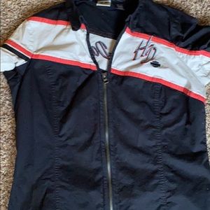 Harley Davidson Zip Front shirt